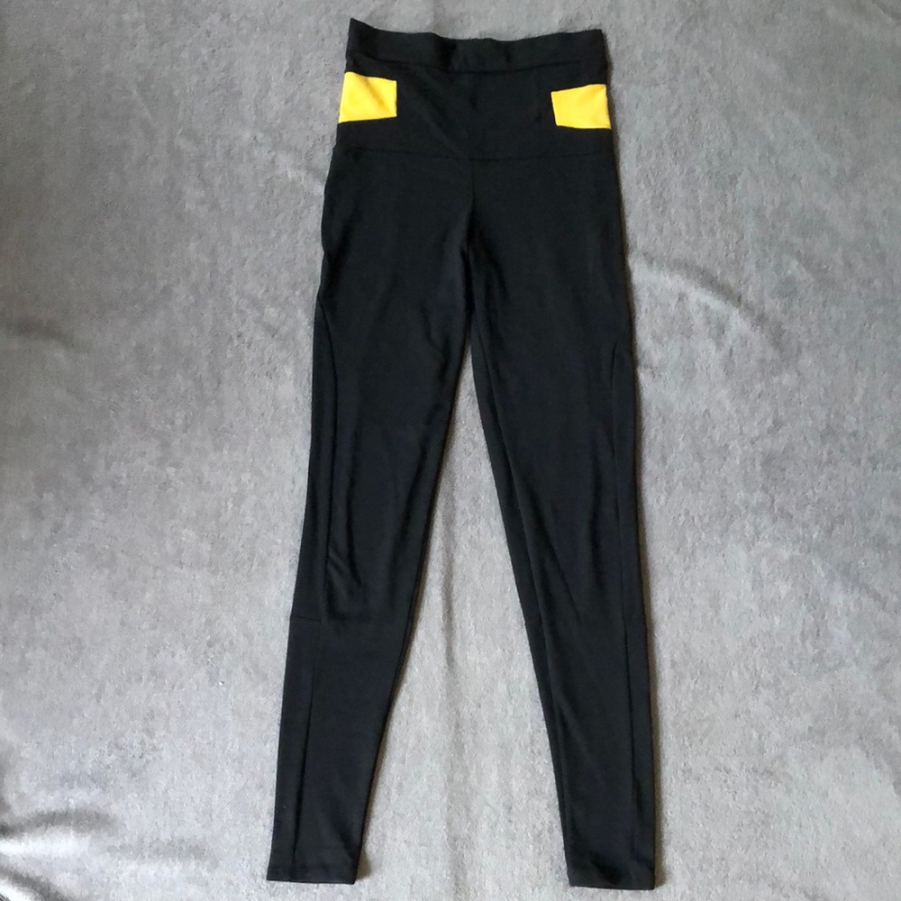 Live the Process Cosmic Legging Black Yellow XS